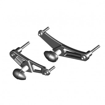 GB Racing Bullet Frame Slider Street Set (Left & Right Side) Triumph Daytona 675 2006-2012 | 675 Street Triple/R 2007-2016