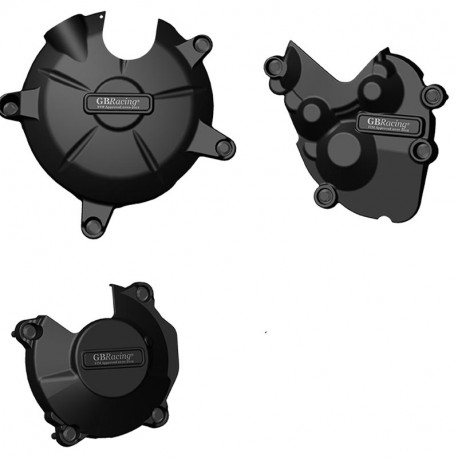 Kit de 3 protections de carter GB Racing ZX6R 2007-2008, ZX-6R 636 2013-2024