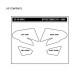 Volcano traction pads STOMPGRIP F700 GS, F800 GS / Adventure 2013-2018