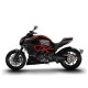 Grip de Réservoir STOMPGRIP Diavel 1200 / Carbon / Titanium 2011-2018