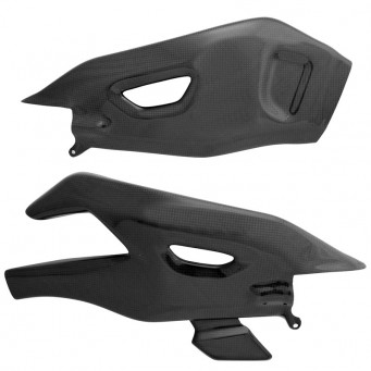 Carbon swingarm and chain guards R1 2015-2022