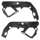 Carbon frame covers for S1000RR 2009-2011