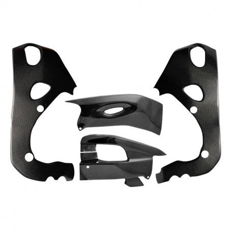  Carbon frame and swingarm protector with chain guard CBR1000RR 2008-2019