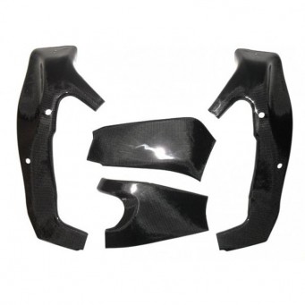 Carbon frame swingarm protectors YZF R6 2008-2016