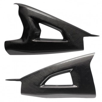 Replacement right or left-hand carbon swingarm guards ZX10R 2016-2018