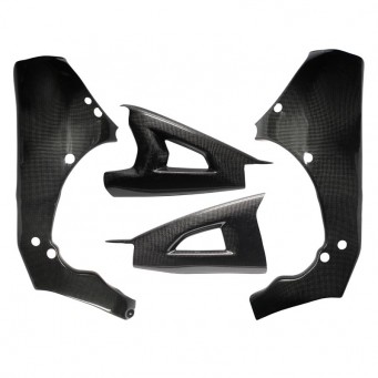 Protections de cadre et bras oscillant carbone ZX10R 2016-2025