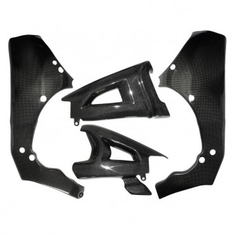 Carbon Rahmen- und Schwingenschoner mit Kettenschutz ZX10R 2016-2025