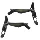 Carbon frame protectors Daytona 675 2006-2012, 675R 2011-2012