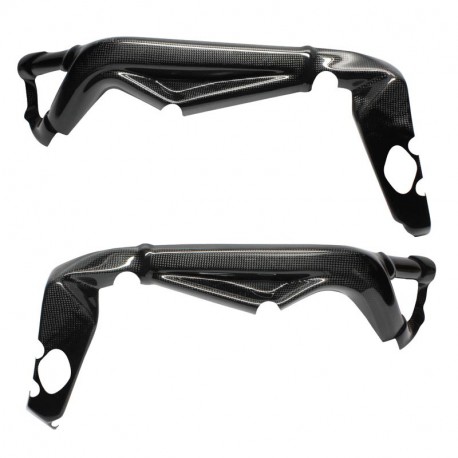 Carbon frame protectors Daytona 675, Street Triple 675 2013-2016