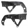 Large carbon frame protectors YZF R6 2006-2022