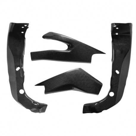 Carbon frame swingarm protectors YZF R6 2008-2016