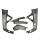 Large carbon frame and swingarm protectors R6 2006-2016