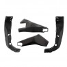 Carbon frame and swingarm protectors version 2 R6 2006-2016