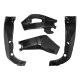 Frame and swingarm protectors with carbon chain guard R6 2017-2022