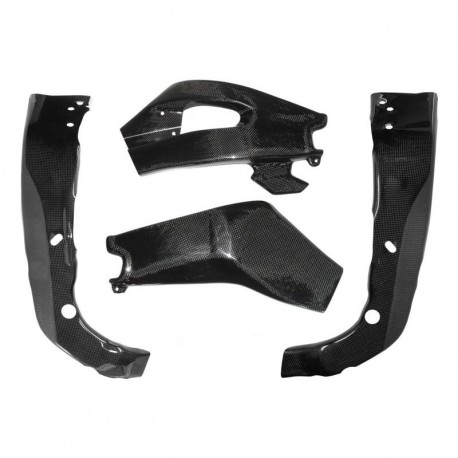 Rahmenschoner Carbon und Schwingschoner mit Kettenschutz R6 2017-2024