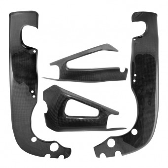 Carbon frame swingarm protectors YZF R1 2007-2008