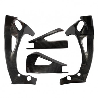 Carbon frame swingarm protectors YZF R1 2015-2017