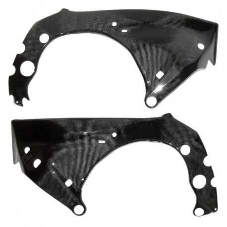 Carbon frame covers Yamaha YZF-R1 2015- | MT10 2016-2020