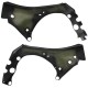 Carbon frame protectors YZF R1 2015-2022, MT10 2016-2020