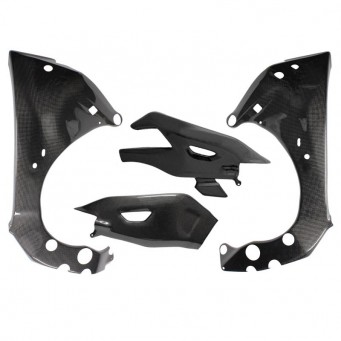 Frame and swingarm protectors carbon chain protector YZF R1 2015-2022, MT10 2016-2020