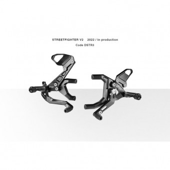 Adjustable Rearsets Bonamici Racing Streetfighter V2 2022-2023