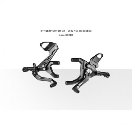 Bonamici Racing Fussrastenanlage Ducati Streetfighter V2 2022-2024