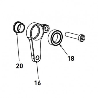 Bonamici Racing Gear shifter support Street Triple 765 2017-2025