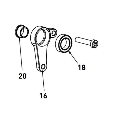 Bonamici Racing Halterung für Schalthebelverstärkung Triumph Street Triple 765 2017-2025