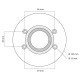 Tankdeckel S1000R, S1000RR, M1000RR, HP4 BONAMICI Racing