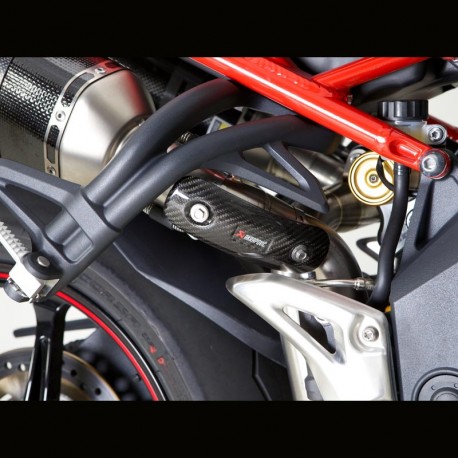 Akrapovic heat shield (carbon) for Speed Triple 1050 2011-2015