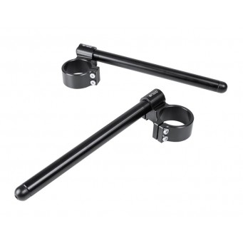 Bonamici Racing 15 mm raised clip-on handlebar pair (ø = 55mm)