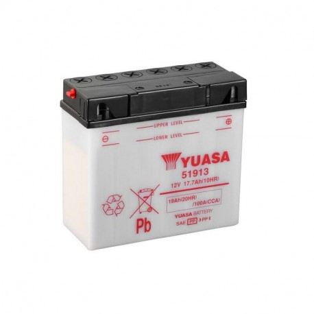 Yuasa Motorradbatterie Y51913 