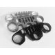 Paire de Tés de fourche taillés masse avec clé R1 2015-2024 IMA Special Parts