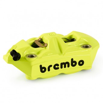 Brembo neon yellow HPK M4 monoblock 100 mm radial brake caliper