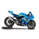 SPARK Racing Full System Stainless Steel Headers + FORCE Silencer GSX-R 1000 2017-2021