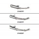 SPARK 3/4 KIT D.60 stainless steel or titanium 2in1 collector + FORCE|Grid-O|Moto-GP silencer YZF-R1 2015-2024
