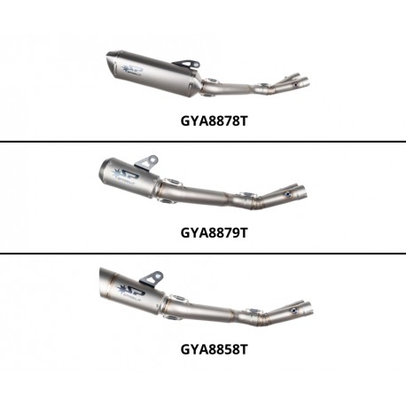 SPARK 3/4 KIT D.60 stainless steel or titanium 2in1 collector + FORCE|Grid-O|Moto-GP silencer YZF-R1 2015-2024
