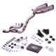 SPARK 3/4 Exhaust kit stainless steel or titanium + dual DYNO titanium rear silencers Panigale V4/V4R/V4S 2018- | Streetfighter 