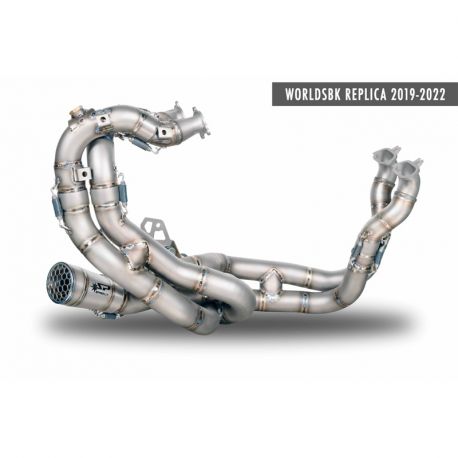 Ligne complète racing titane WSBK 2019-2022 silencieux DYNO SPARK Panigale V4/V4R/V4S 2018-2024