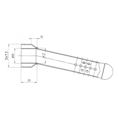 Spark Exhaust dB-killer for ROUND or MEGAPHONE silencers Ducati Monster