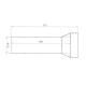 Chicane dB-Killer pour silencieux rectangulaire SPARK 848 2008-2010, 1098/ 1198 2009-2011, SMV750 Dorsoduro 2008-2016