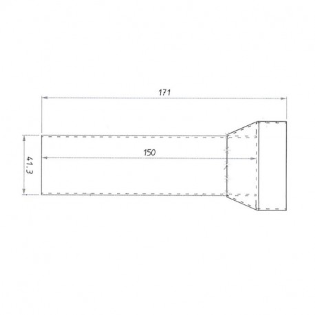 Chicane dB-Killer pour silencieux rectangulaire SPARK 848 2008-2010, 1098/ 1198 2009-2011, SMV750 Dorsoduro 2008-2016