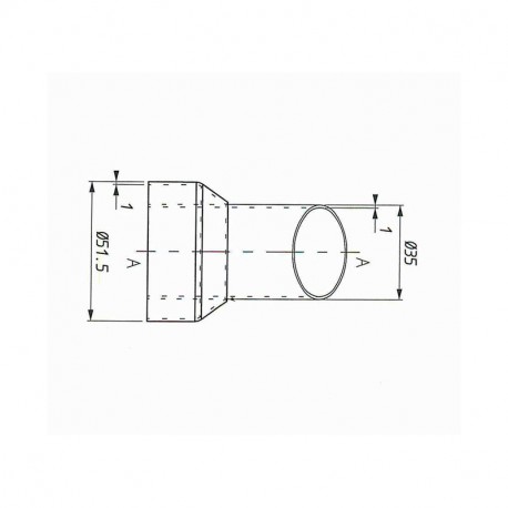 Spark Exhaust Edelstahl Eingangs-dB-Eater für GDU8515 Krümmer