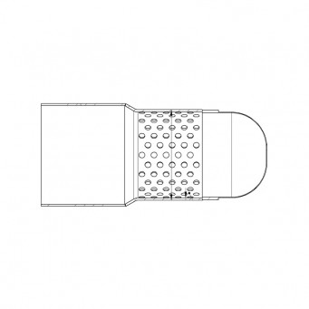 Spark Exhaust inlet DB eater without ECE Multistrada 950 2017-2018 | Multistrada 1200S/Pikes peak 2015-2018