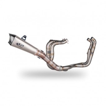 Spark Exhaust titan Komplett Auspuffanlage mit KONIX Endschalldämpfer ohne ABE RSV4 | Tuono V4 2017-2024