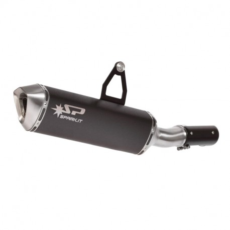 Spark Exhaust Force slip-on silencer with ECE BMW R1200GS/Adventure 2013-2018