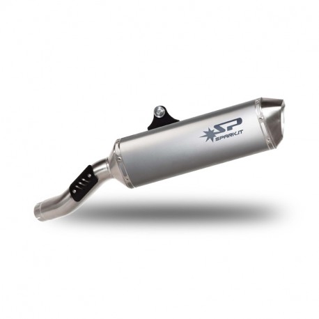 Spark Exhaust homologated FORCE slip-on silencer BMW R1200GS/Adventure 2004-2009