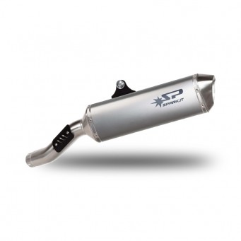 Spark Exhaust FORCE slip-on rear silencer with ECE BMW R1200GS/Adventure 2010-2013