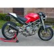 Spark Exhaust homologated ROUND slip-on twin silencer Monster 620/ 695/ 750/ 800/ 900/ 1000/ S4/ S4R