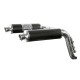 Double Silencieux inox ronds position haute homologué SPARK Monster S2R 800/1000, 996 Monster S4R 2003-2008